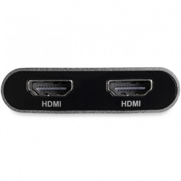 StarTech.com Adaptador de Video Thunderbolt 3 a Doble HDMI 4K 60Hz Compatible con Mac y Windows - Cable for Monitor, MacBook Pro, Portátil, Computador - 40Gbit/s - Admite hasta4096 x 2160 - Plata ADAPTADOR VIDEO THUNDERBOLT 3 AA DOBLE HDMI 4K60 MAC Y WIN - Image 2