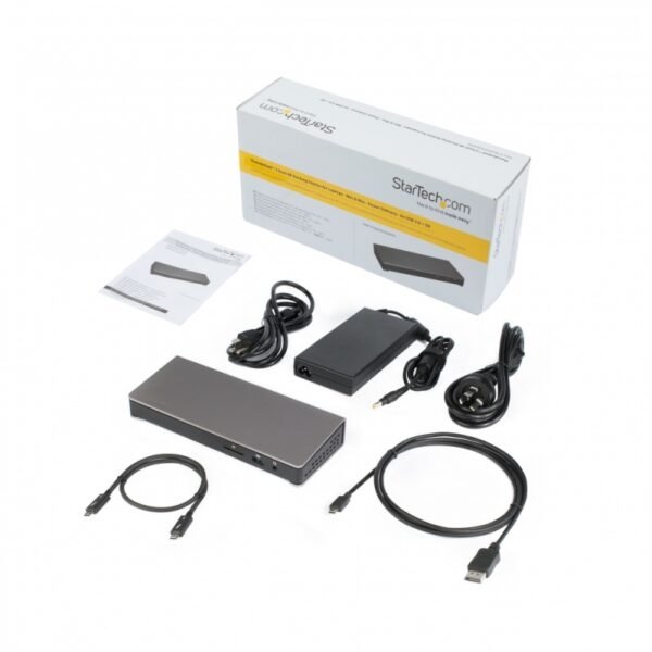StarTech.com Docking Station Thunderbolt 3 con Lector de Tarjetas de Memoria SD, 5x USB 3.0, 2x Thunderbolt 3, Negro CON LECTOR SD USBC 2X4K PD 85W - Image 5