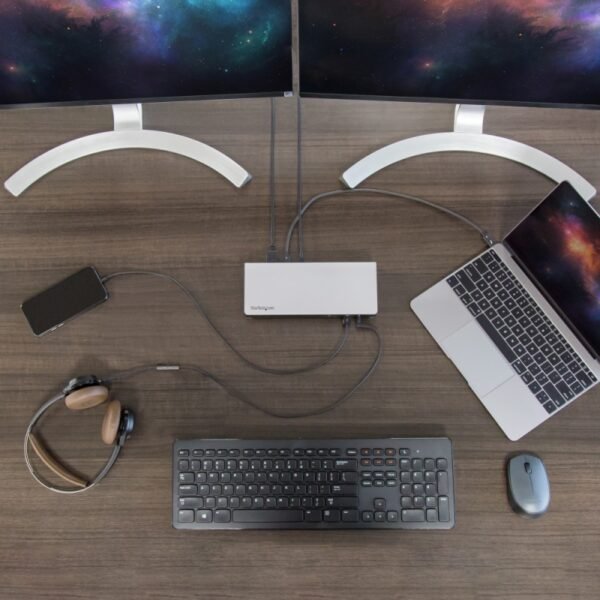 StarTech.com Docking Station Thunderbolt 3 con Lector de Tarjetas de Memoria SD, 5x USB 3.0, 2x Thunderbolt 3, Negro CON LECTOR SD USBC 2X4K PD 85W - Image 6