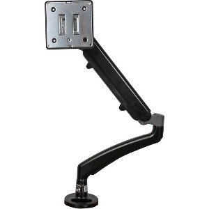 StarTech.com Brazo de Soporte para un Monitor – de Montaje en Escritorio – para Monitores hasta 26″ – Soporte VESA Ajustable – Tipo Delgado – Altura ajustable – 1 Pantalla(s) admitidas – 30.5cm a 86.4cm (34″) para pantalla plana – 7kg Capacidad de carga – 75 x 75, 100 x 100 – Compatible con Montura VESA – Acero, Plástico – 1 Solamente BRAZO SOPORTE ARTICULADO CONGESTION DE CABLES PARA PANTALLA