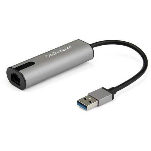 StarTech.com Adaptador de Red Ethernet USB – Adaptador de Red RJ45 LAN NIC NBASE-T USB 3.0 A de 2,5 Gigabit – para Laptop – StarTech.com Adaptador de Red Ethernet USB – Adaptador de Red RJ45 LAN NIC NBASE-T USB 3.0 A de 2,5 Gigabit – para Laptop ADAPTADOR DE RED USB-A 3.0 AETHERNET GIGABIT 2.5 – 2.5GBASE-T