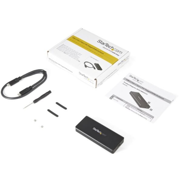 StarTech.com M2E1BRU31C Gabinete M.2 NVMe para SSD PCIe - IP67 Resistente Agua/Polvo - USB 3.1 Gen 2 - Data_N_A GABINETE M.2 NVME PARA SSDPCIE - IP67 - USB TIPO C - 10GBPS - StarTech.com - Image 4