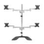 StarTech.com Soporte de Escritorio con Brazos para 4 Monitores VESA de hasta 32" - Ergonómico Articulado de Mástil - Ajustable - Plateado - Hasta 81.3cm (32") para pantalla plana - 31.93kg Capacidad de carga - 12.5cm Altura x 34.8cm Ancho - De Escritorio, Independiente - Acero, Aluminio - Plata BASE SOPORTE DE ESCRITORIO PARA 4 MONITORES DE HASTA 32IN VESA