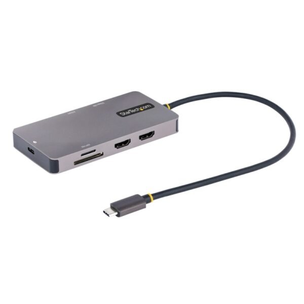 ADAPTADOR MULTIPUERTOS USB-C A 2X HDMI PD 100W HUB USB RED - StarTech.com - Image 8