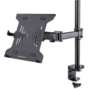 StarTech.com Soporte de Montaje para Laptop – VESA de Monitor de 34″ (8kg) o Bandeja Ajustable para Laptop (4.5kg) – Grommet/Mordaza – Altura ajustable – 1 Pantalla(s) admitidas – 33cm a 86.4cm (34″) para pantalla plana – 8kg Capacidad de carga – 75 x 75, 100 x 100 – Compatible con Montura VESA – Acero, Plástico – 1 SOPORTE VESA MORDAZA O GROMMETPARA LAPTOP O MONITOR 34 – StarTech.com