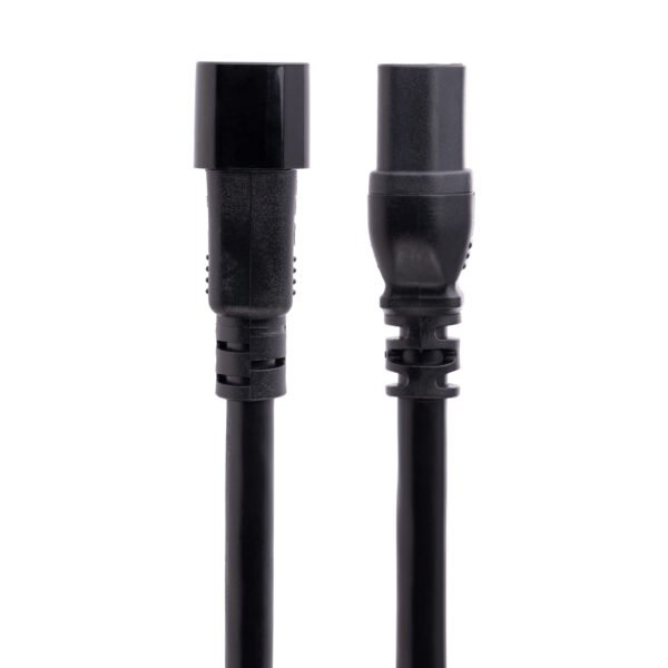 StarTech.com Cable de 3m de Extensión de Corriente - Cable C14 a C15 - 15A 125V - 14AWG - Cable de Alimentación de Servicio Pesado - Para Servidor, Computadora de escritorio, Monitor, Impresora, Unidad de distribución eléctrica, Workstation, Computador - IEC 60320 C14 / IEC 60320 C15 - 125 V AC / 15A - Negro - 1 CABLE 3M DE EXTENSION DEALIMENTACION C14 A C15 125V