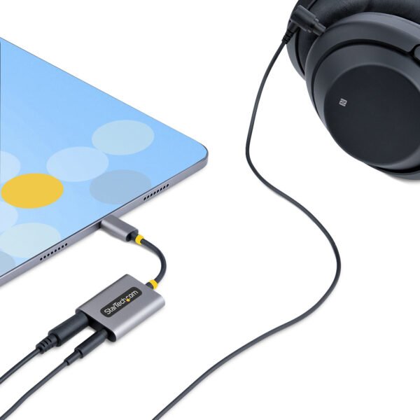 DIVISOR USB-C DE AUDIO 3.5MM DAC EXTERNO USB TIPO C - Image 7