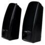 BOCINAS ACTECK AX 2500 ALAMBRICAS 240W P.M.P.O. 2.0 NEGRAS 3.5MM  1.5M CABLE CONTROL VOLUMEN 110 VOL