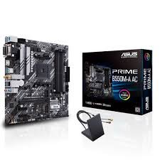 MB ASUS PRIME B550M A AC ATX AM4 4DDR4 128GB 4800 MHZ DSUB DVI PCIE4.0 DUAL M.2 PRIME B550M A AC