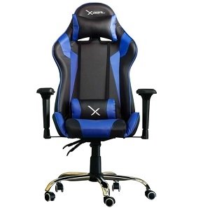Sillón de Juego XZEAL XZ10 – Espuma, Acero, Metálico, Cloruro de Polivinilo (PVC) – Negro, Azul SILLA GAMER XZEAL XZ10 AZUL PVC/160GRADOS/SOPORTE LUMBAR/SUPERIOR – Xzeal Gaming