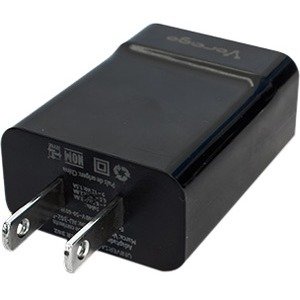 Cargador de Pared Vorago, 5V, USB, Negro FAST CHARGE 3.0A 1 USB NEGRO – Vorago