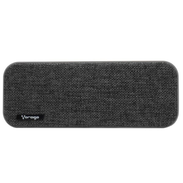 Vorago BSP-150 1.0 Pórtatil Bluetooth Sistema de Altavoces - Gris - 100Hz a 18kHz - Batería Recargable - USB VORAGO BOCINA BSP-150 BLUETOOTH MSD/USB/3.5MM TELA GRIS - Vorago