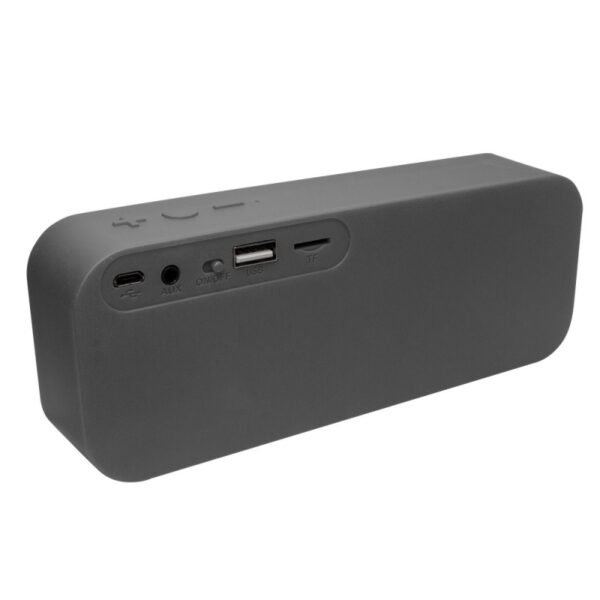 Vorago BSP-150 1.0 Pórtatil Bluetooth Sistema de Altavoces - Gris - 100Hz a 18kHz - Batería Recargable - USB VORAGO BOCINA BSP-150 BLUETOOTH MSD/USB/3.5MM TELA GRIS - Vorago - Image 3