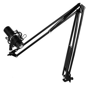Game Factor MAG500 Brazo de Montaje para Micrófono, Cámara Web – Negro – 2kg Capacidad de carga – Acero, Metálico VORAGO BRAZO PARA MICROFONO GAME FACTOR MAG500 AJUSTABLE NEGRO – Vorago