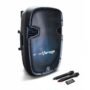 BAFLE VORAGO KSP-500 NEGRO 15" BLUETOOTH 2 MICROFONOS RECARGABLE CON TRIPIE BAFLE VORAGO KSP-500 NEGRO 15IN BT 2 MICROFONOS RECARGABLE C/TRIPI - Vorago