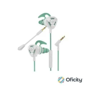 Auricular Perfect Choice Easy Line Cableado Auricular Estéreo – Blanco, Verde – Binaural – Intrauditivo – 32Ohm – 20Hz a 20kHz – 120cm Cable – Uni Direccional Micrófono – Mini-phone (3.5mm) AUDIFONOS CON MICROFONODESMOTABLE – BLANCO/VERDE – Perfect Choice