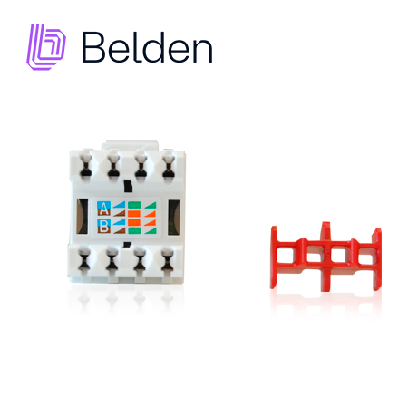 JACK RJ45 CAT6 BELDEN BLANCO – Tecnosinergia