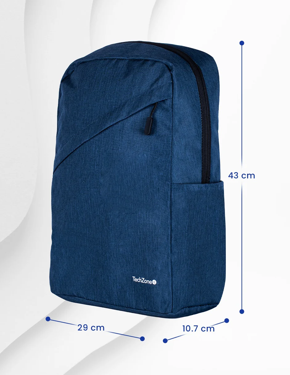 BACKPACK CLASSIC 15.6IN BLUE GARANTIA LIMITADA – Techzone