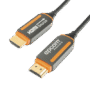 Cable HDMI de Fibra Óptica de 20m | Alta Definición | Version 2.0 | Alta velocidad 18Gbps | 4K@60Hz | HDCP 2.2 | Resistente a EMI y RFI
