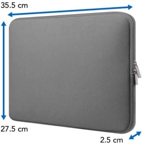 FUNDA DE NEOPRENO PARA LAPTOP 1 4.0IN BASICA GRIS BROBOTIX – Probotix