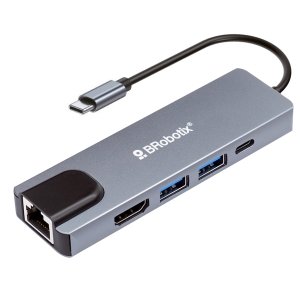 DOCKING 5 EN 1 HDMI / RJ45 / US B X2 / TIPO C BROBOTIX – Probotix