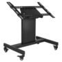 BROBOTIX SOPORTE MOVIL PARA TV PANTALLAS 40" A 70" SOPORTA HASTA 80 KG, Soporte Carrito , Altura ajustable con repisa , 32 A 70 pulgadas VESA LCD FLAT FULL HD FreeSync  Compatible con Monitor Pantalla Sansung LG   SOPORTE DE PISO MOVIL PARA PANT ALLA 40IN A 70IN SOPORTA 80 KG BRO - Probotix
