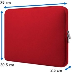 FUNDA DE NEOPRENO PARA LAPTOP 1 5.6IN BASICA ROJO BROBOTIX – Probotix