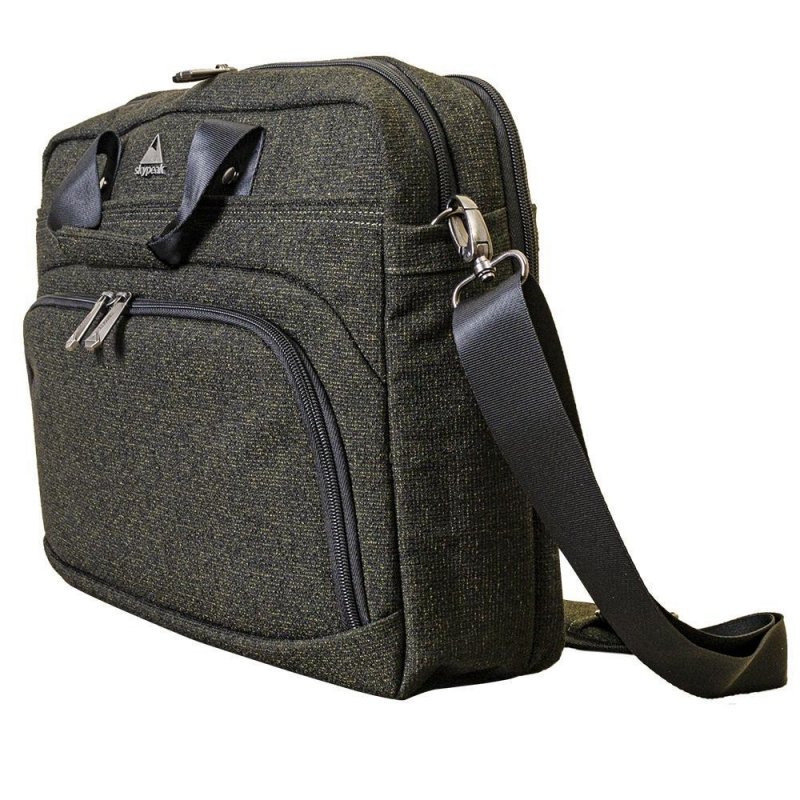 Skypeak Maletín de Poliéster TEXM-117GR para Laptop 17″, Gris UJER PARA LAPTOP U ORDENADOR DE 15. – Tonivisa