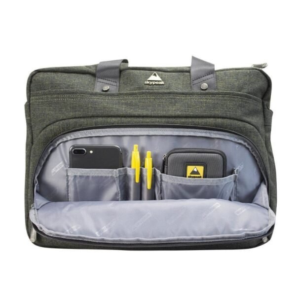 Skypeak Maletín de Poliéster TEXM-117GR para Laptop 17", Gris UJER PARA LAPTOP U ORDENADOR DE 15. - Tonivisa - Image 5
