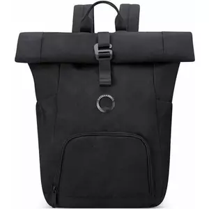 DELSEY BACKPACK CITYPAK 15.6 PU LG. NEGRA ROLLTOP