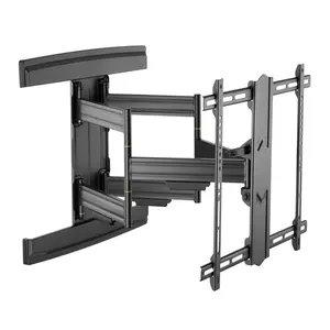 Paramount™ PA775 Soporte de Pared para Pantalla – Negro – 94cm a 215.9cm (85″) para pantalla plana – 69.85kg Capacidad de carga – 200 x 100, 200 x 200, 300 x 200, 400 x 200, 300 x 300, 400 x 300, 400 x 400, 600 x 400 – Compatible con Montura VESA – 1 Unidad SOPORTE UNIVERSAL ARTICULADO APARED PARA PANTALLAS DE 37 A 80 PU – Peerless