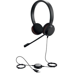 Jabra Evolve 20 UC Stereo. Auricular profesional con gestión de llamadas fácil y gran calidad de sonido para llamadas y música. Headset cableado. Almohadillas de espuma de conectividad USB-A. Control de llamada. Cancelación activa de ruido ambiental. Color Negro. Plug And play.
JABRA HEADSET EVOLVE 20 WIRED UC STEREO – JABRA