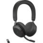 Auriculares Jabra Evolve2 75 Inalámbrico Sobre la oreja Estéreo - Negro - Binaural - Cerrado - 3000cm - Bluetooth - 20Hz a 20kHz - Tecnología MEMS Micrófono - Cancelación de ruido - USB Tipo A JABRA EVOLVE2 75 .