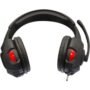Auriculares Naceb Cableado Sobre la cabeza - Negro/Rojo - Circumaural - Mini-phone (3.5mm) HEDSET.DIADEMA GAMERMICROFONO ROJO PLUG LED HIFI 3.5MM+USB 2.0 MT - Naceb