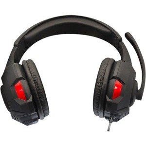 Auriculares Naceb Cableado Sobre la cabeza – Negro/Rojo – Circumaural – Mini-phone (3.5mm) HEDSET.DIADEMA GAMERMICROFONO ROJO PLUG LED HIFI 3.5MM+USB 2.0 MT – Naceb