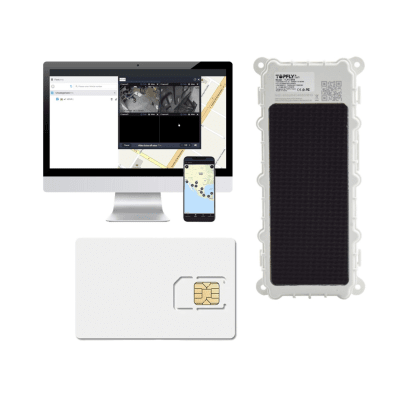 KIT Dispositivo de Seguimiento de Activos / Protección IP67 /  Recargable Li 9600 mAh / LTE Cat-M1/NB-IoT / Tamaño Compacto / Funciona con Energía Solar / + EPCOMGPSANUAL + SIM500MB2Y