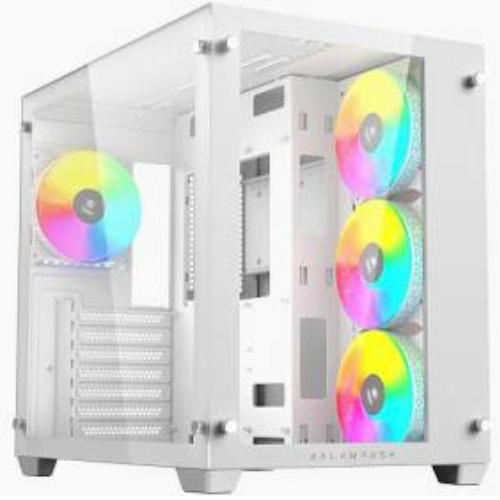 GABINETE GAMER MEDIA TORRE TANK PRO GM930 MAX MB ATX BLANCO