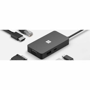 SRFC USB-C TRAVEL HUBCM SC COMMERCIAL BLACK