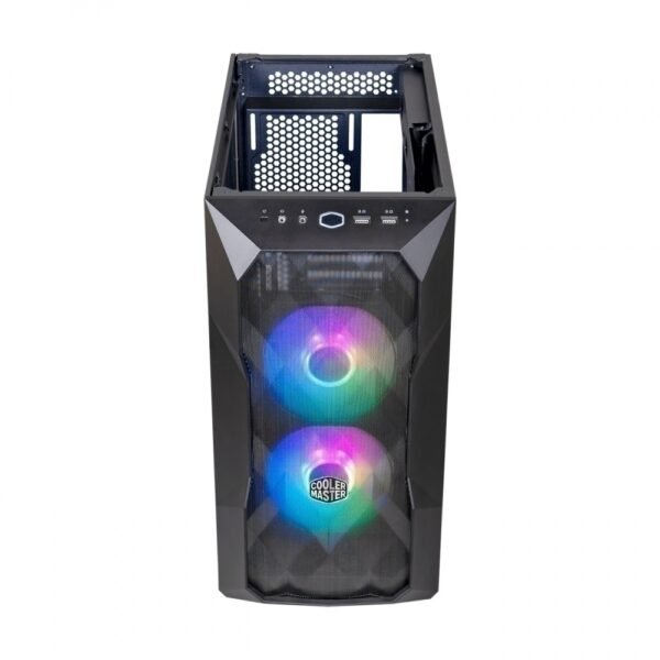 GABINETE COOLER MASTER TD300 MESH ARGB NEGRO TG MEDIA TORRE ATX