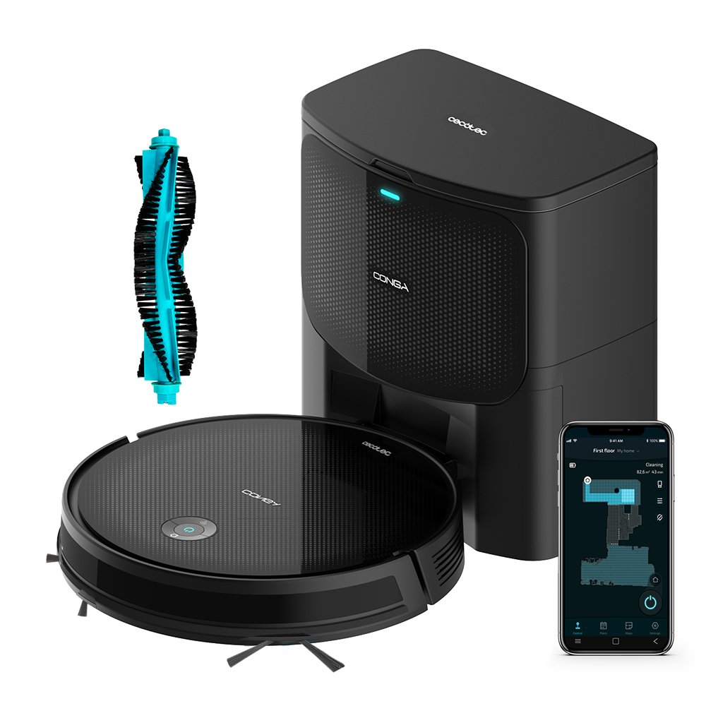 Robot Vacuum Cleaner CECOTEC Conga 4941 – Negro ROBOT ASPIRADORA CONGA 2499 ULTRA HOME ADVANCED