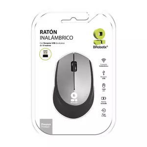 MOUSE INALAMBRICO CON BATERIAS GRIS