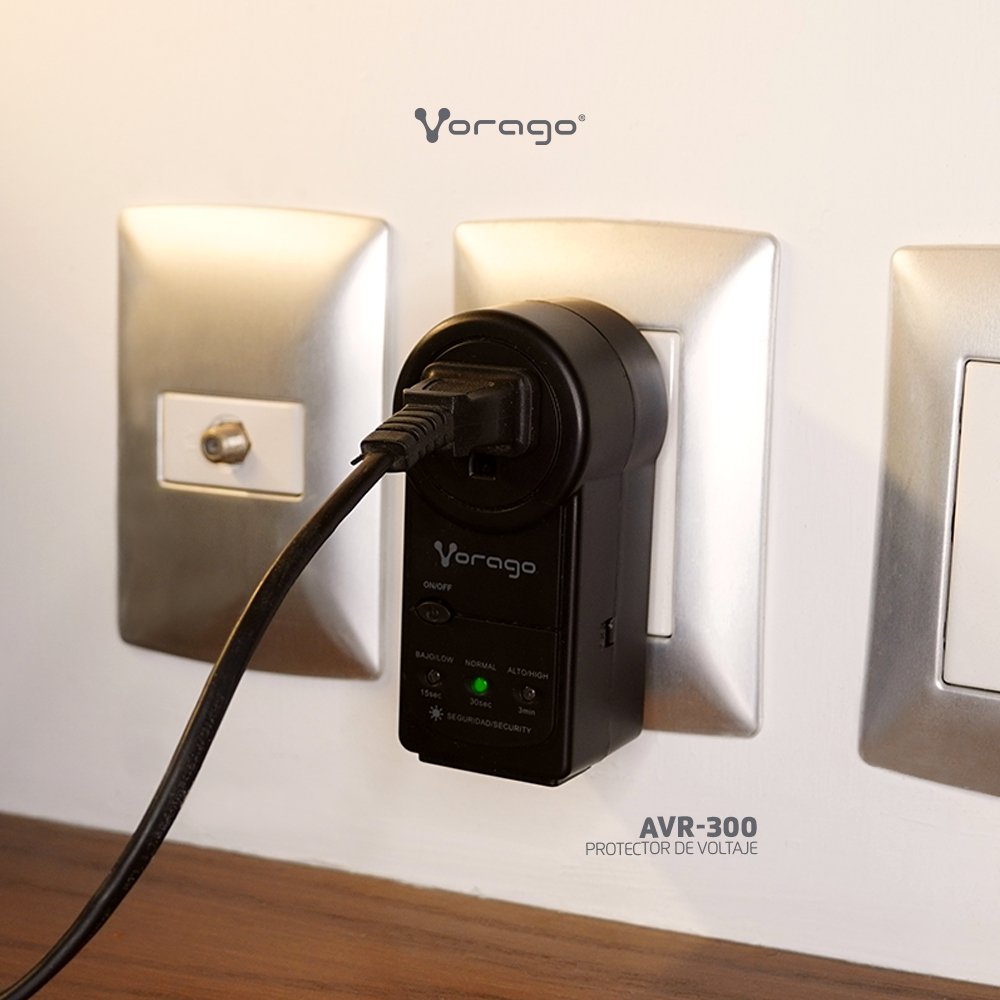 PROTECTOR DE VOLTAJE AVR -300 RJ45/RJ11 PORTATIL 900 JOULES PROTECTOR DE VOLTAJE RJ45/RJ11 PORTATIL 900 JOULES ELECTRODOMÉSTICOS