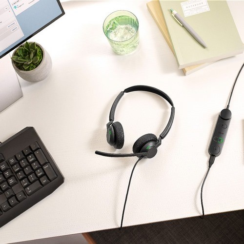 Auriculares Jabra Engage 50 II Cableado Sobre 5099-299-2219 la oreja Estéreo - Binaural - Cerrado - 50Hz a 20kHz - Tecnología MEMS Micrófono - USB Tipo A ENGAGE 50 II50 II LINK STEREO USB-A UC - Image 3