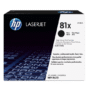 HP 81X BLACK LASERJET TONER CA RTRIDGE