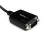 StarTech.com Cable Profesional de 0.3m USB a Puerto Serie Serial RS232 DB9 con Retención del Puerto COM - Negro PROFESSIONAL CABLE 0.3M USB TOSERIAL RS232 DB9 RET COM PORT