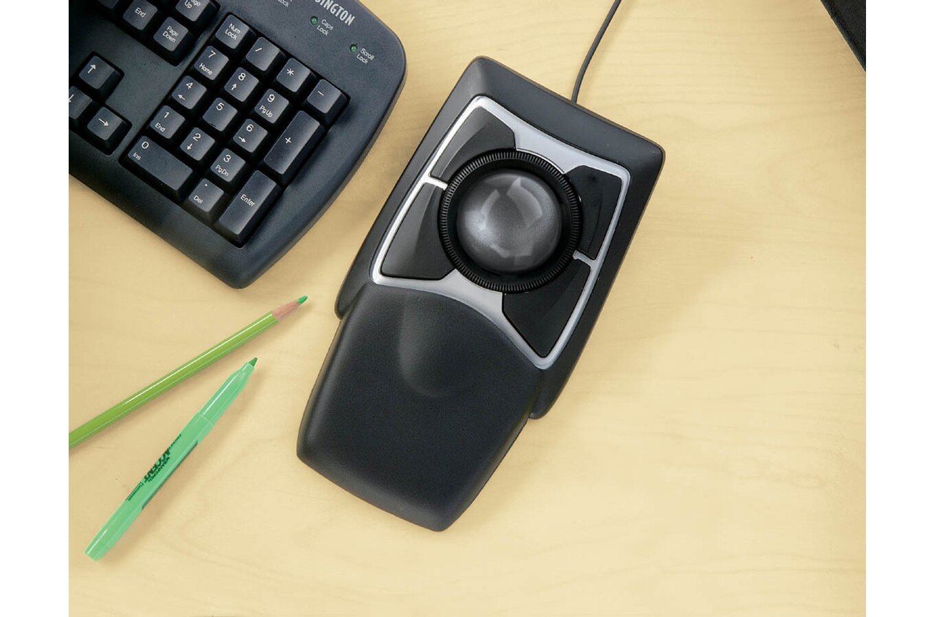 EXPERT MOUSE ALAMBRICOWIRED TRACKBALL Kensington K64325 DE 4 BOTONES
