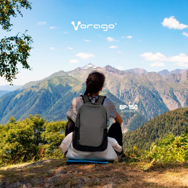 MOCHILA VORAGO BP-150 ECOLGICA RPET LAPTOP 15.6 GRIS / NEGRO - Image 4