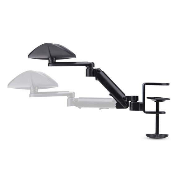 StarTech.com Apoyabrazos Ajustable para Escritorio de Oficina - Rotación de 360 Grados - Instalación con Mordaza - sin Perforaciones - 5000000nm - 70mm Altura Ajustable - 90° Inclinable - 360° Giratoria - Abrazadera Soporte - Aluminio, Acero, Plástico ADJUSTABLE DESKTOP ARMREST - NODRILL HOLES - Image 4
