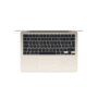 Portátil - Apple MacBook Air MC6A4E/A 34.5cm (13.6") - Apple M4 - 24GB - 512GB SSD - Español Teclado - Starlight - Apple M4 Chip - 2560 x 1664 - Apple - Tecnología True Tone, Tecnología conmutación en el mismo plano (In-plane Switching, IPS), Pantalla Liquid Retina - Cámara Frontal/Cámara Web - 18Horas Duración de pilas - IEEE 802.11ax Wireless LAN Standard 13 IN MB AIR M4 CHIP  10 CPU10GPU24GB512GBSSD-Blanco Estelar