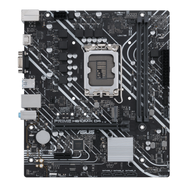 MB ASUS PRIME H610M K D4 LGA1700 2DDR4 64GB 1 M.2 PRIME H610M K D4